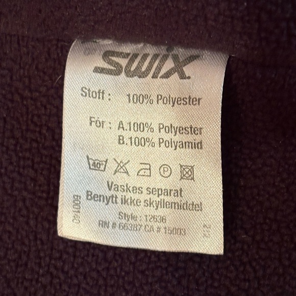 Women’s Jacket SWIX Medium Black/Pink Full Zip Long Sleeve - Picture 5 of 6